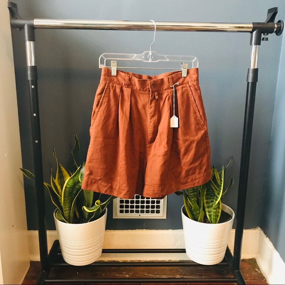 Burnt Orange 90s Vintage Shorts